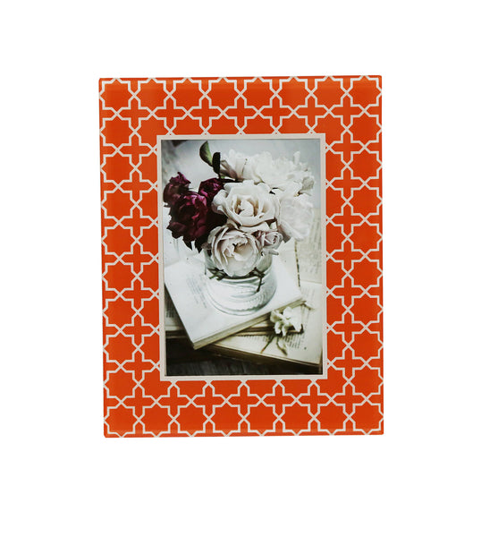 Orange Glaze Picture Frame