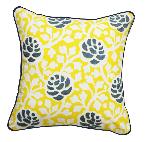 Yellow Floral Magic Pillow Case